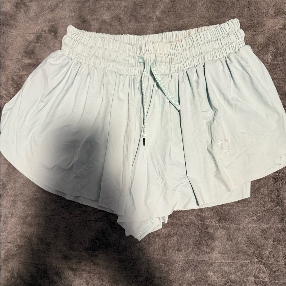 Sky Blue Women's Athletic Shorts